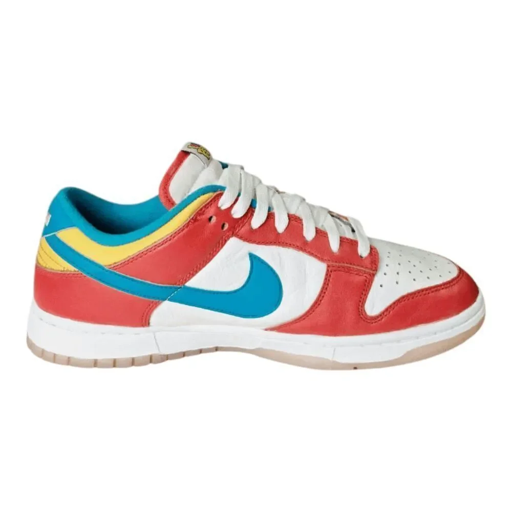 NIKE Dunk Low QS 'Lebron James Fruity Pebbles' Sneakers Size 10